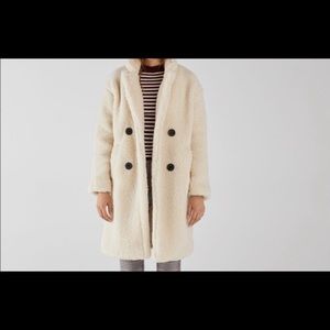 BERSHKA TEDDY BEAR COAT
